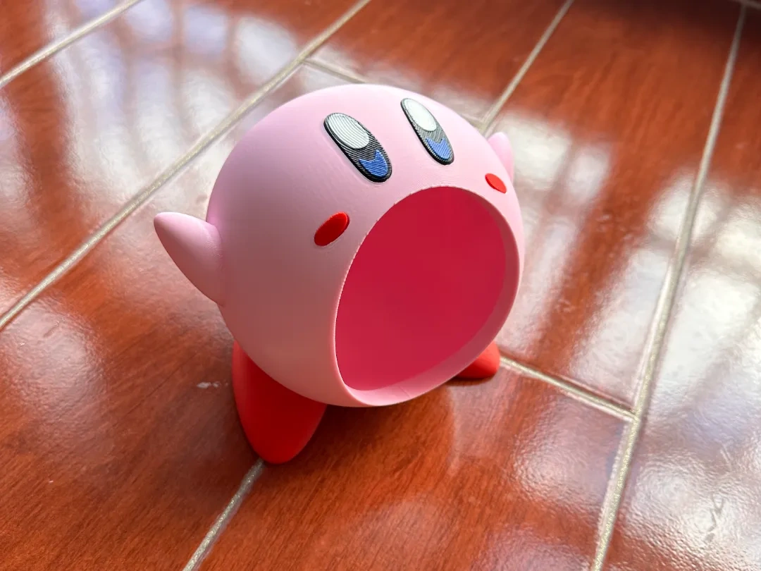 Miniatura 1 do modelo 3D 星之卡比 | 桌面收纳盒 | NO AMS/胶水 | 星のカービィ，Kirby