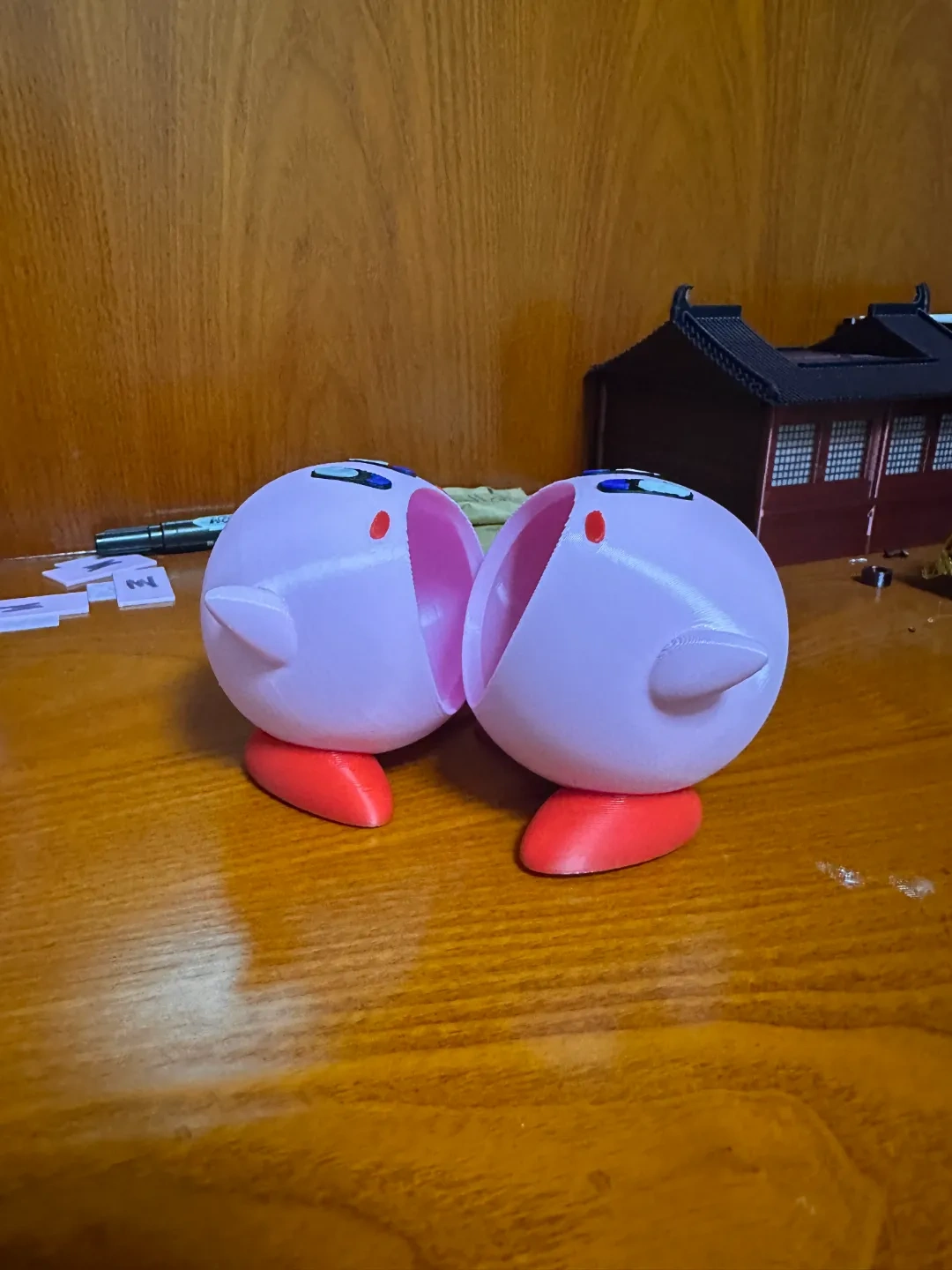 Miniatura 2 do modelo 3D 星之卡比 | 桌面收纳盒 | NO AMS/胶水 | 星のカービィ，Kirby