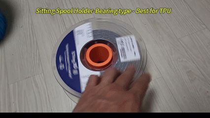 SITTING SPOOL HOLDER WITH BEARING - BEST FOR TPU