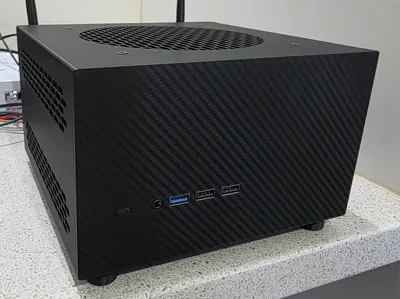 MS-01/MS-A2 Case, 2x 140mm Fans, 2 Slot GPU