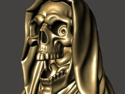 Grim Reaper Skull Model