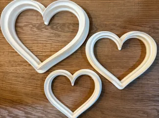 Valentine's Day Heart Shaped Imprint Cookie Cutter