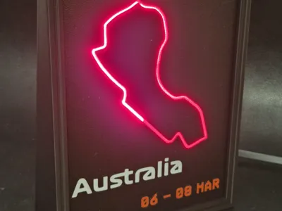 F1 2026 circuit Australia with light