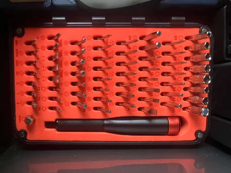 LTT precision screwdriver set gridfinity storage