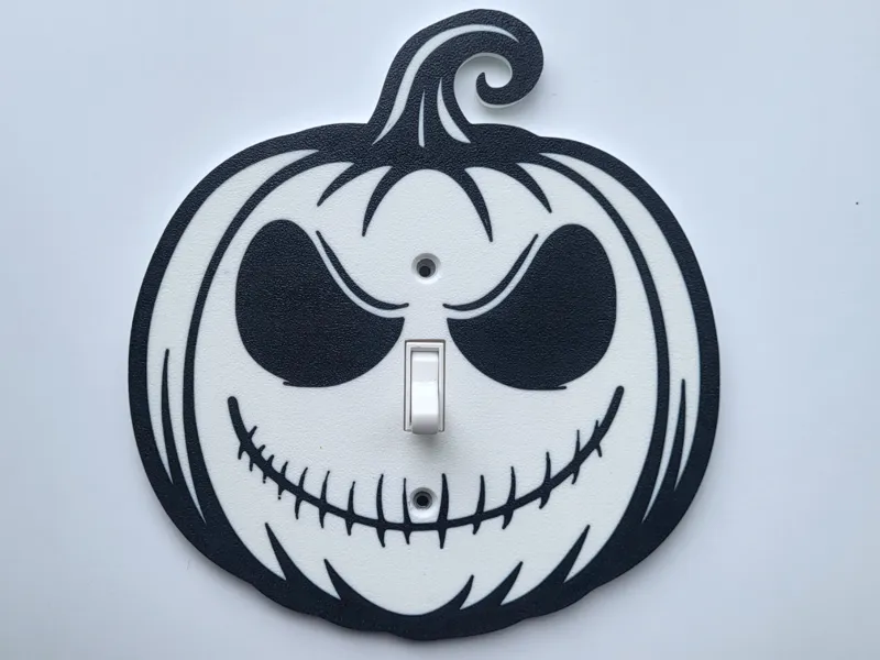 Jack-O-Skellington Light Switch Cover