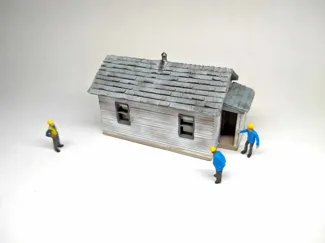 N Scale Small Railroad Office