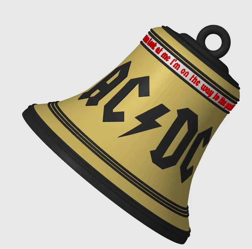 custom acdc hells bells by orama3dvibes MakerWorld: Download Free 3D Models