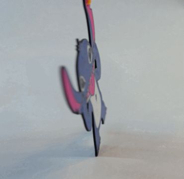 Double-Sided Stitch Keycharm
