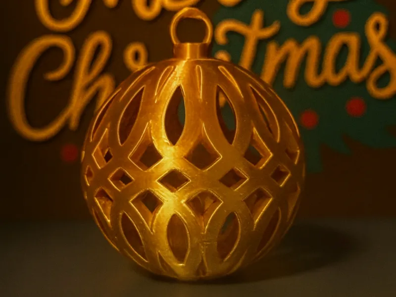 Christmas decoration sphere