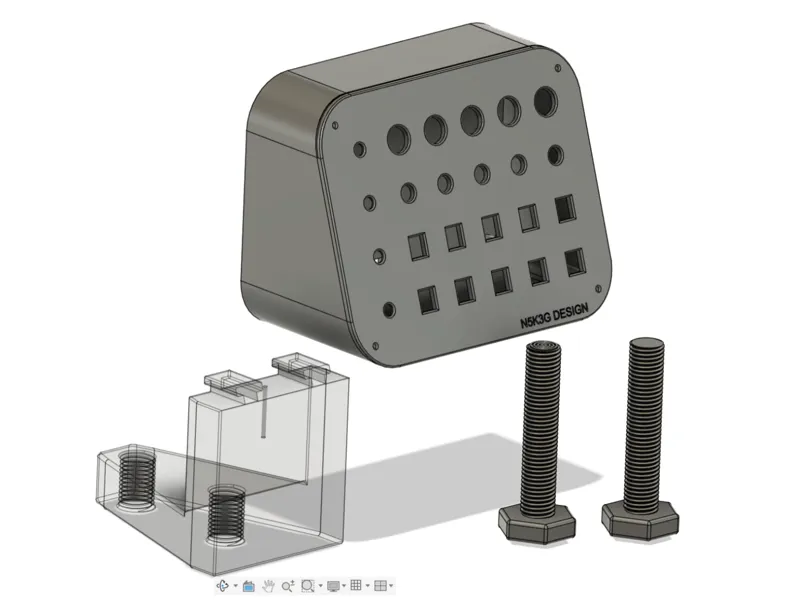 Button Box – Custom Control Panel With Clamp