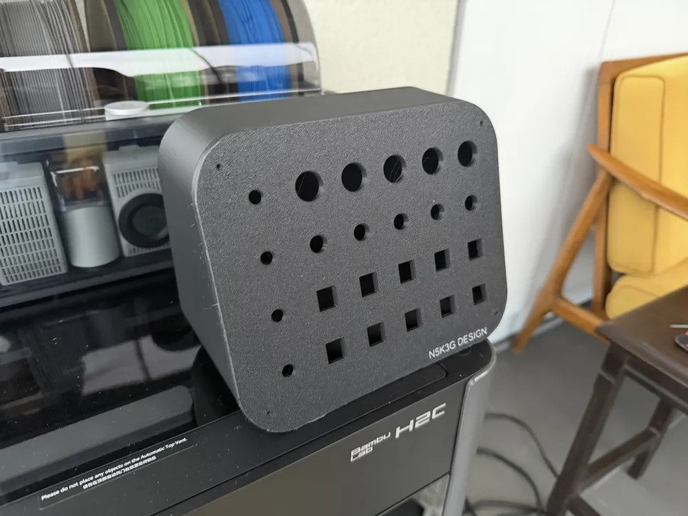 Button Box – Custom Control Panel With Clamp - Free 3D Print Model ...
