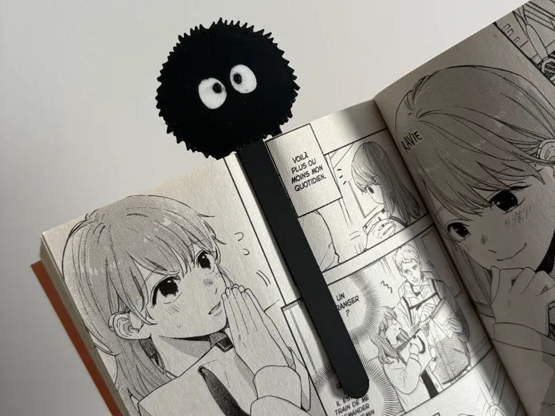 Susuwatari Totoro Bookmark – Ghibli Forest Spirit