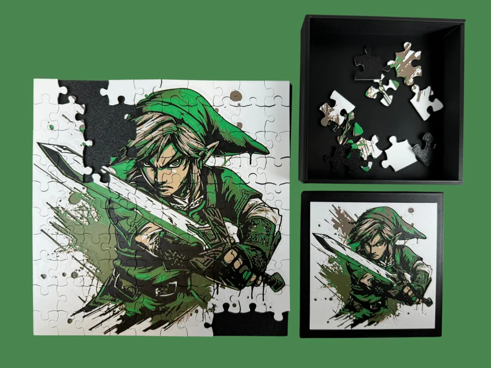 Link Master Sword - Puzzle & Box Lid