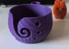 Fuzzy skin | Yarn Bowl | Wave pattern