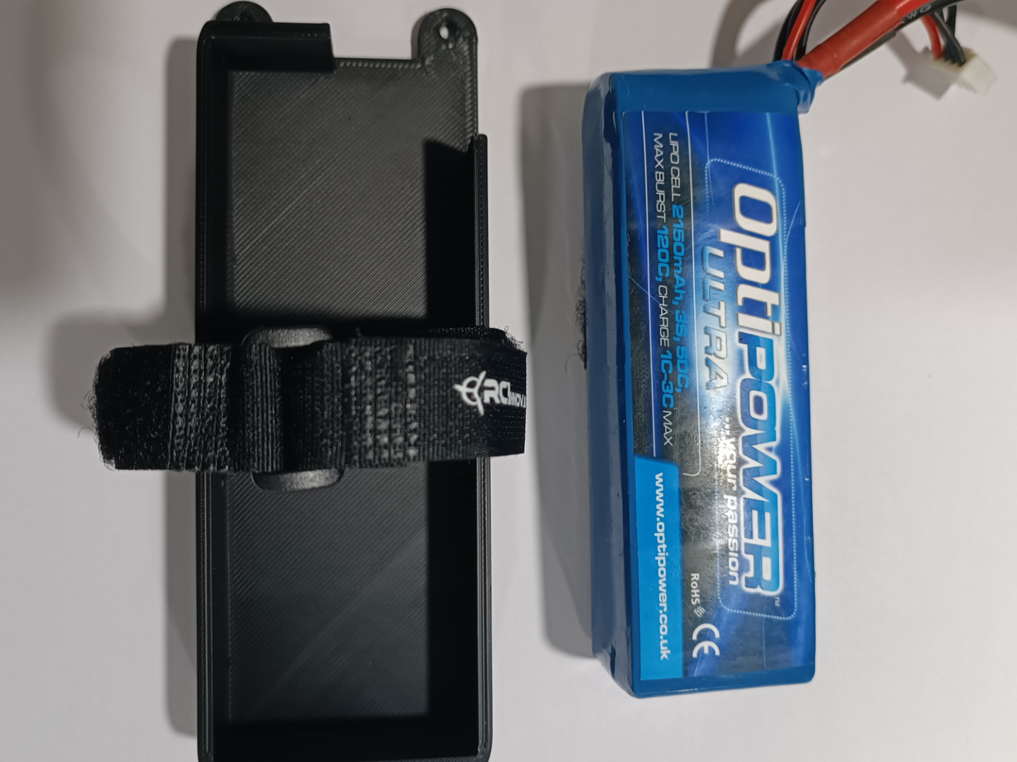 RC-BATTERY TRAY for LIPO 2S - 3S 2200Mah