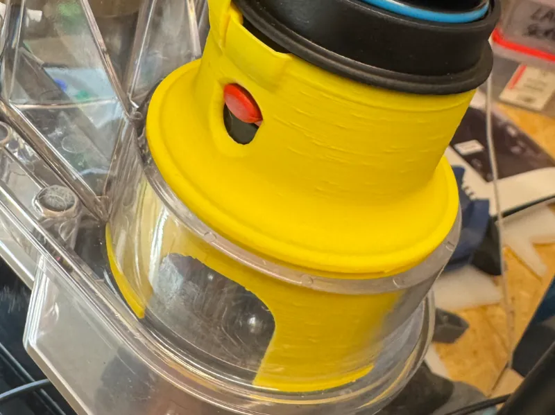 C35 Adapter for Shapeoko Pro 5 Sweepy Dust Boot