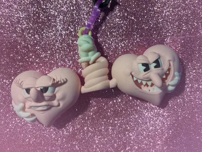 Loving Hearts /keychain/sculpture/
