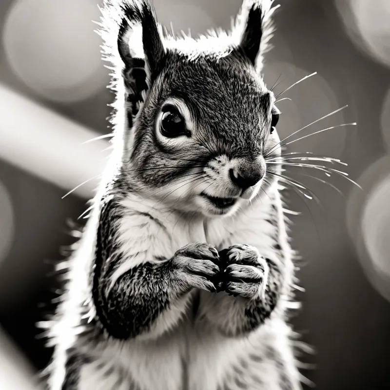 Squirrel decor Hueforged