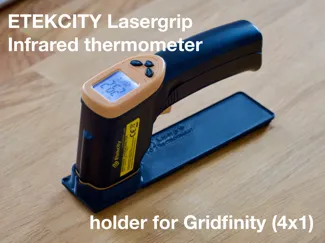ETEKCITY Infrared thermometer + Gridfinity