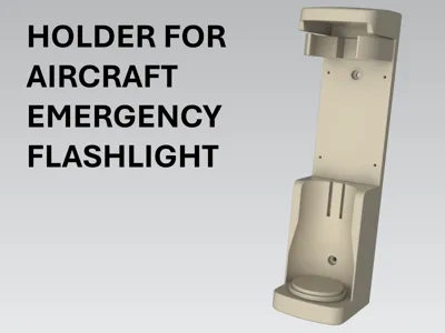 Holder for Aircraft Emergency Flashlight (Replica)
