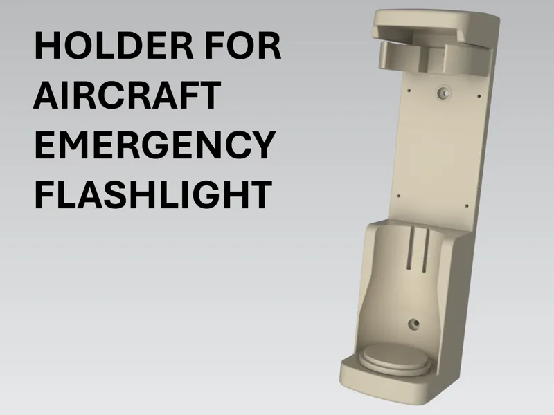 Holder for Aircraft Emergency Flashlight (Replica)