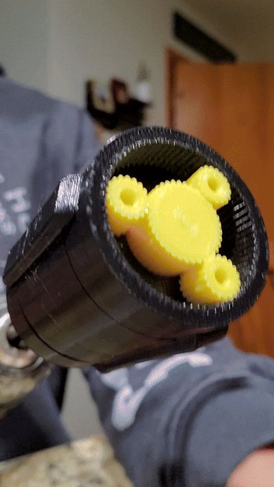Super Compact planetary gearbox (fully 3d printed)
