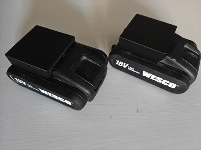 Wesco 18V battery cover