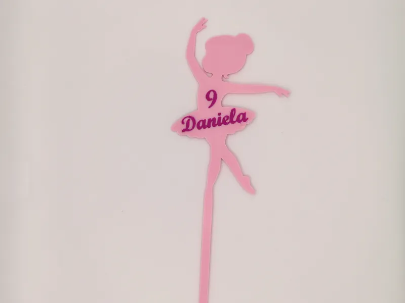 BALLERINA CAKE TOPPER CUSTOMIZABLE