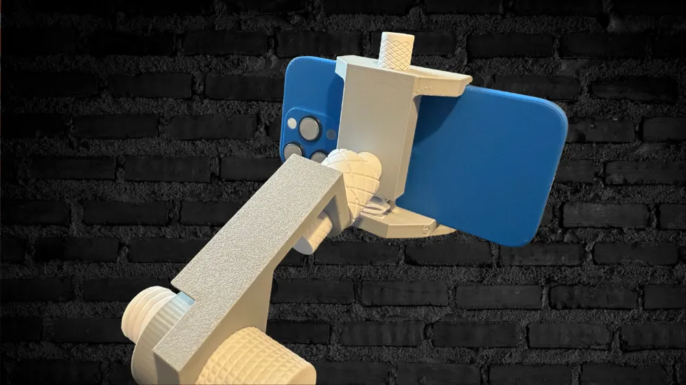 Mobile Phone Click Spring Load Universal Spring-Loaded Phone Cradle - Free 3D Print Model - MakerWorld
