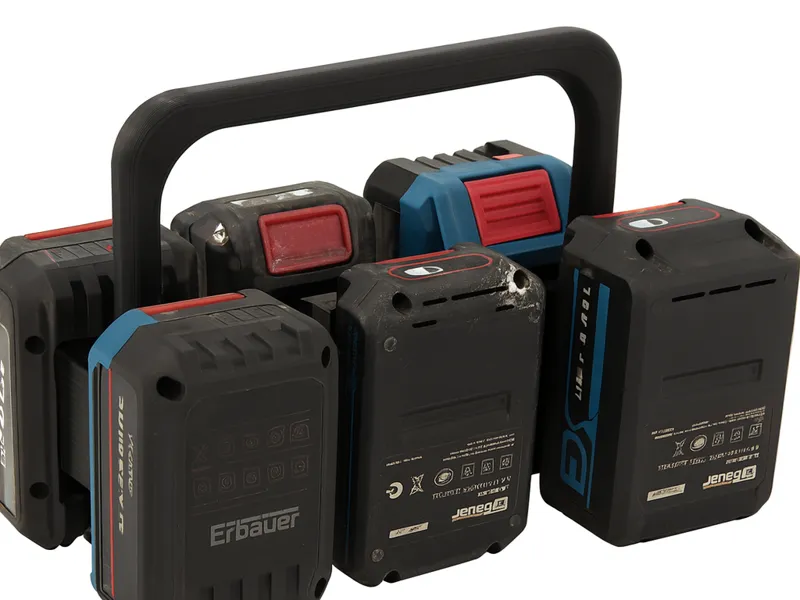 Handle for 6 Erbauer / Skil 18V batteries