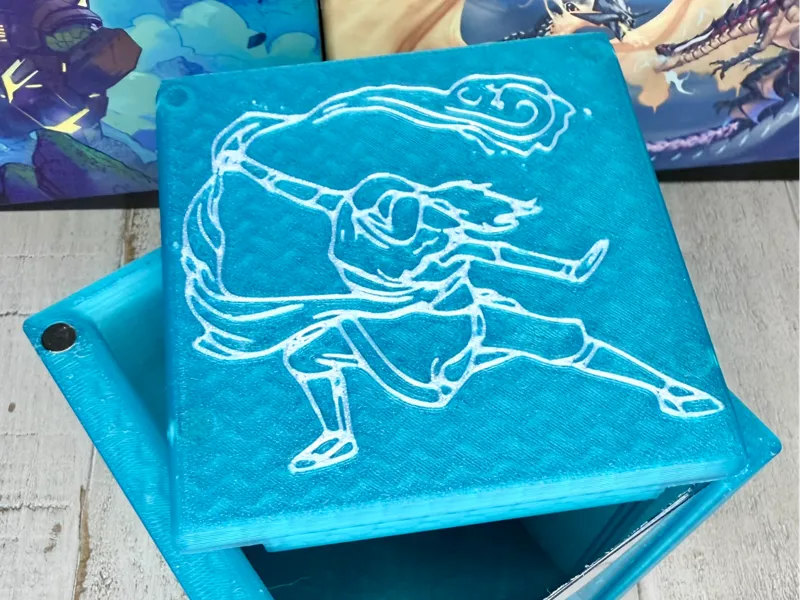 MTG Commander Deck Box - ATLA - Katara Translucent