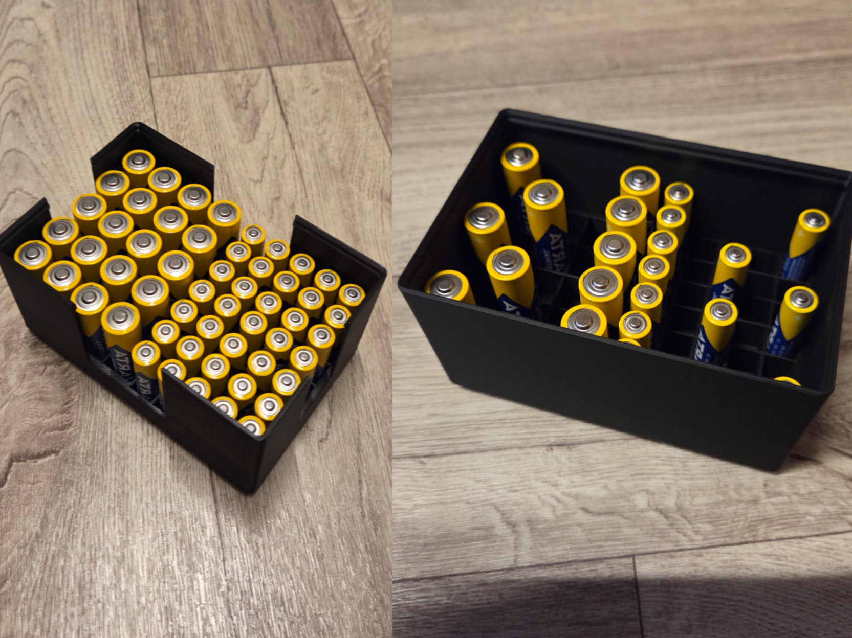 Gridfinity 3x2x9 Battery Box AA&AAA stackable