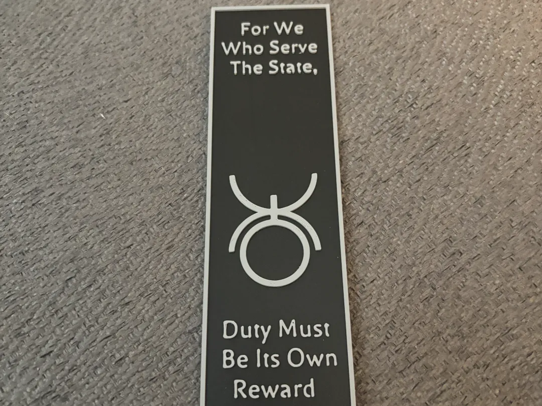 Red Rising Bookmark Print Grey Bookmark - Red Rising - Free 3D Print Model - MakerWorld