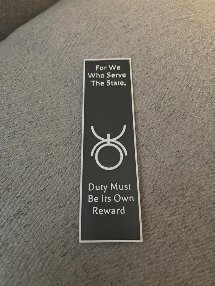 Red Rising Bookmark Print Grey Bookmark - Red Rising - Free 3D Print Model - MakerWorld