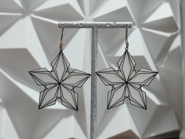 Aretes Nebulosa Blanca