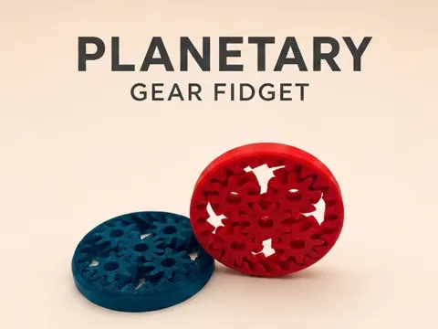 Objeto manipulable: Planetary Gear Fidget — referencia de MakerWorld