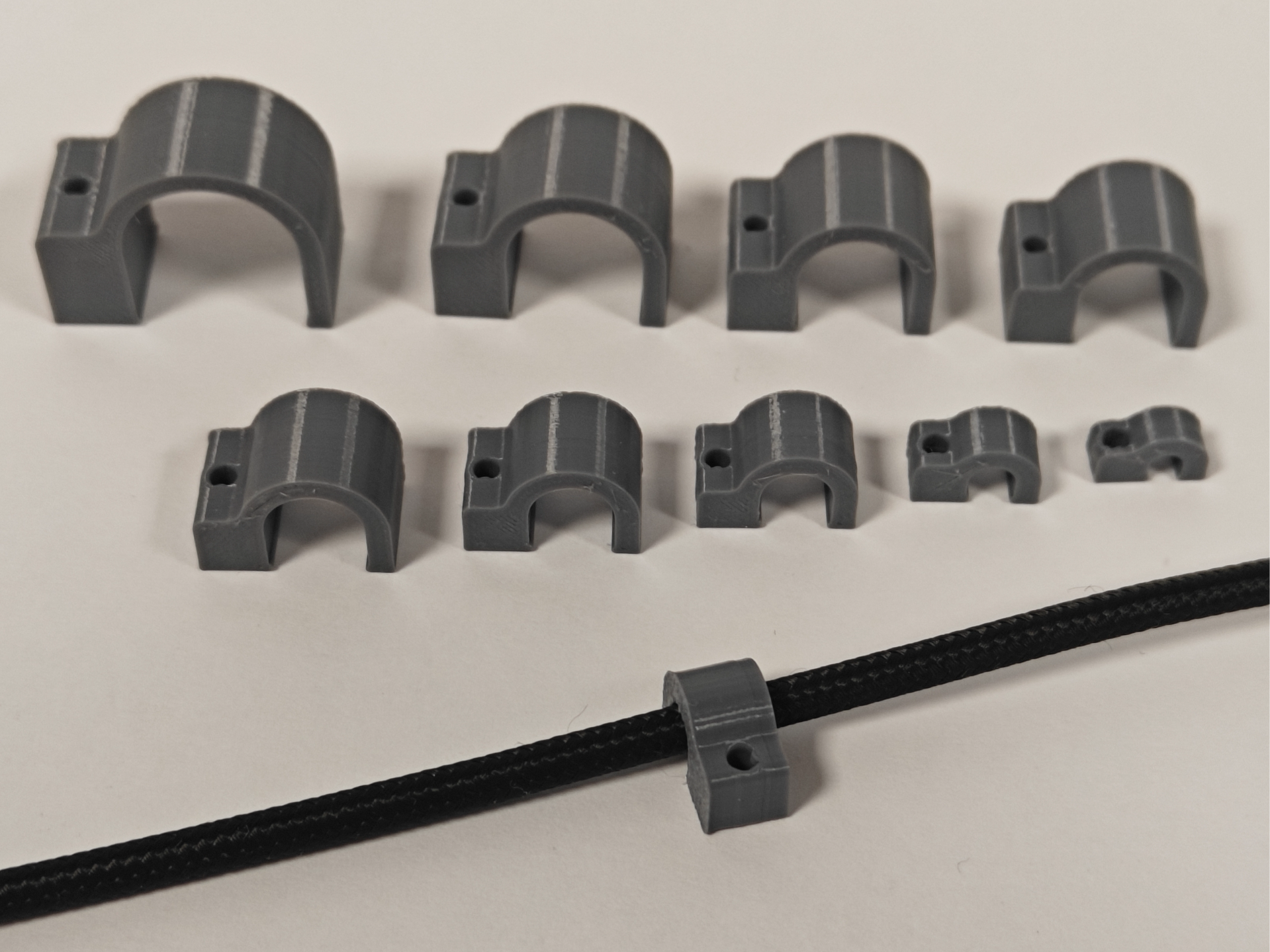 Nail-In Cable Clips | 10 Sizes (3mm to 15mm)