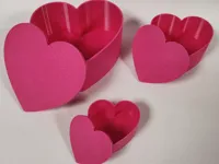 Coffrets cadeaux en cœur — lot de 3 tailles — photo 2