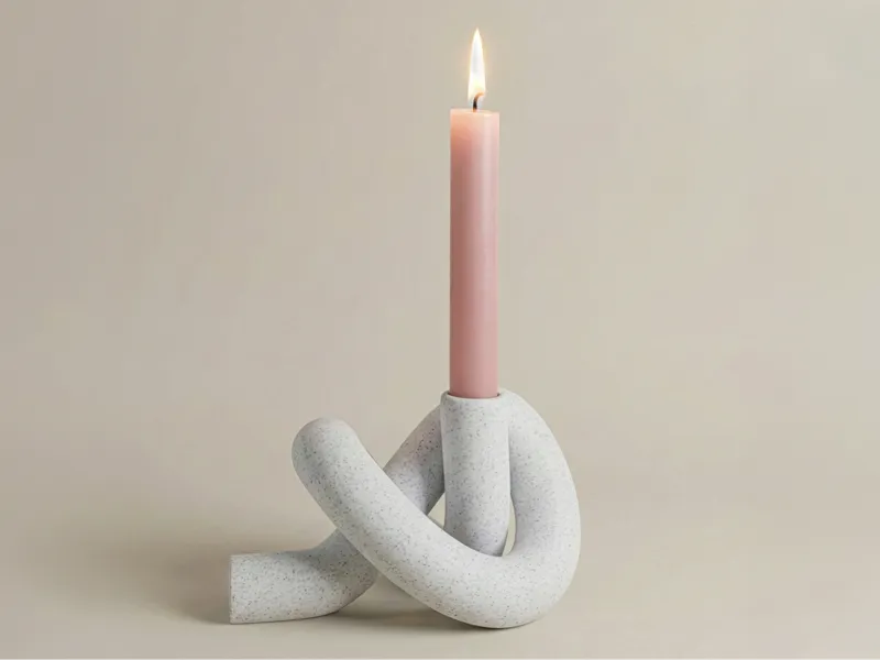 Knotted Candle Holder