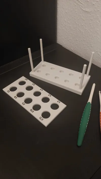 Crochet hook stand by u6c73 MakerWorld: Download Free 3D Models