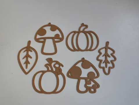 Soporte: Herbstliche Fensterdeko / Autumn Window Hangers — vista de referencia 3