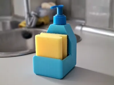 Soap Dispenser with Sponge Holder