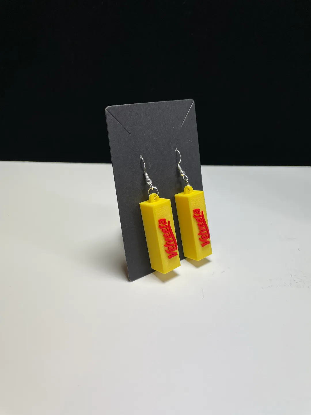 Velveeta Cheese Earrings view 2