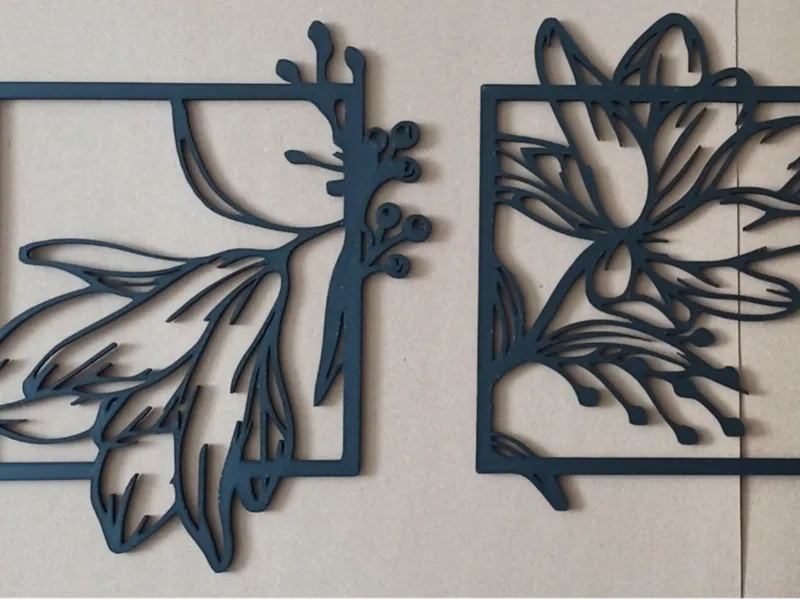 Minimalist Lily Pendant & Wall Art