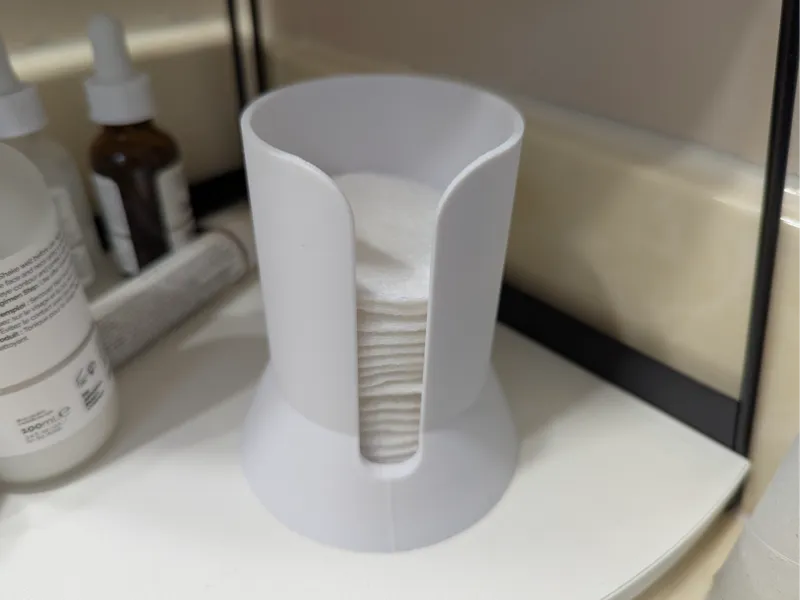 Cotton pad holder