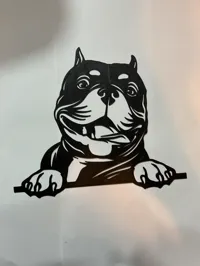 Silhouette American Bully (déco murale) — photo 4