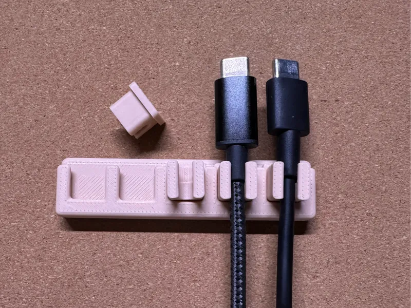 桌边分离式数据线收纳夹