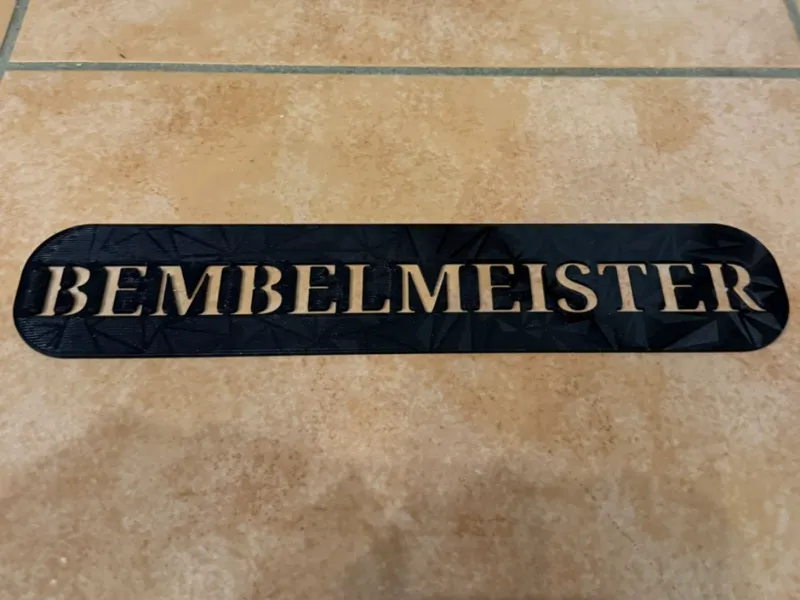 Precise Ständer Schild