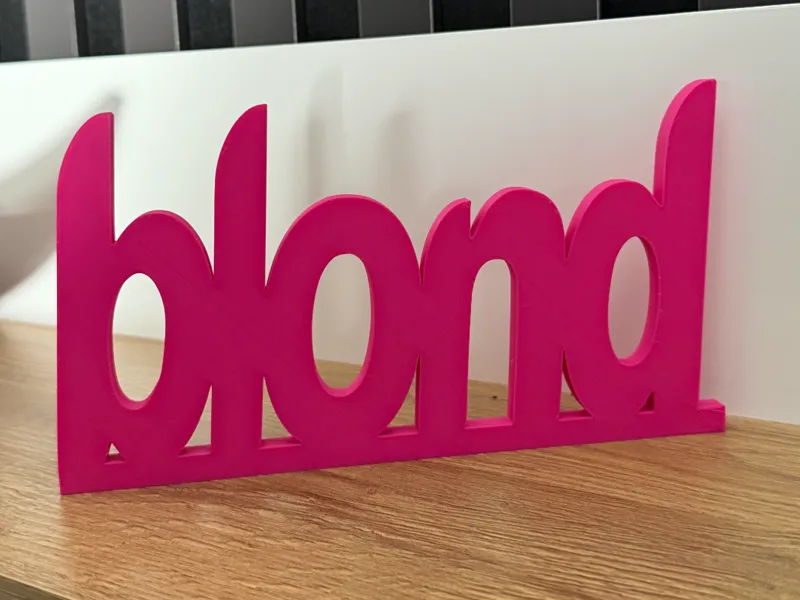 Frank Ocean Blond - Name Sign Art