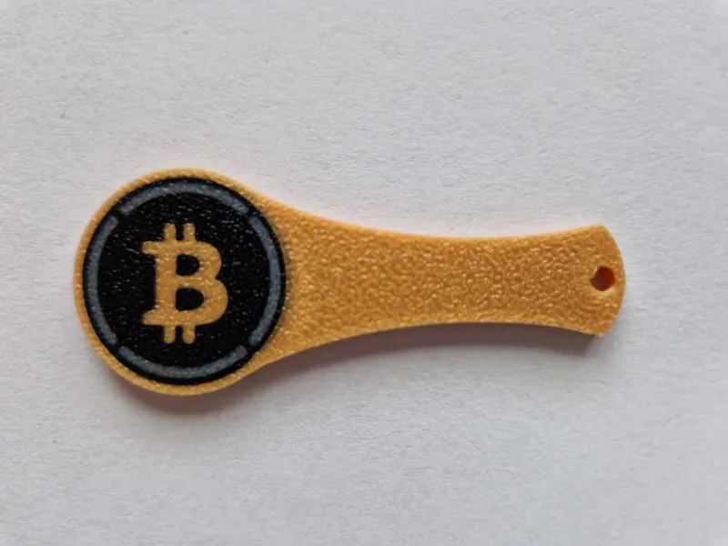 Bitcoin Einkaufswagenchip